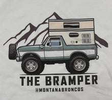 Load image into Gallery viewer, Montana Broncos “The Bramper” Tee-White