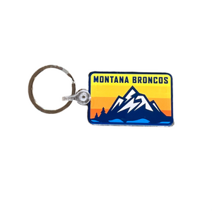 Montana Broncos Keychain