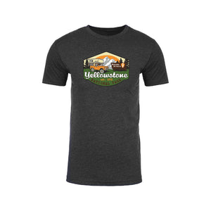 Yellowstone Tee- Dark Charcoal