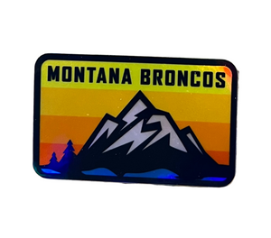 Decal-Retro Mountains Holographic