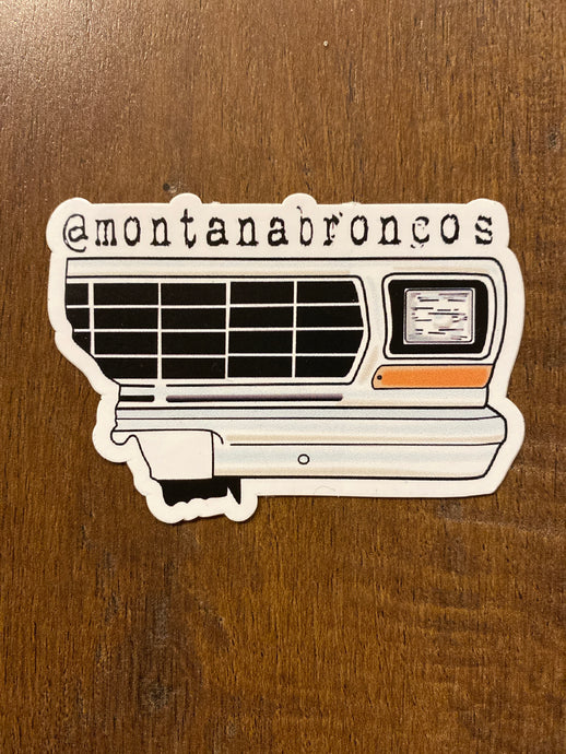Decal- Montana State Map