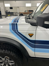 Load image into Gallery viewer, 6th Gen Bronco “Cruisaire” stripe kit (straight hood stripe)