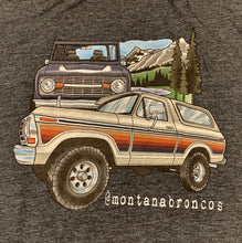Load image into Gallery viewer, Montana Broncos Tee-antique denim/color