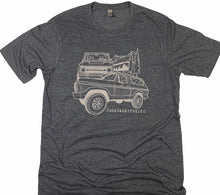 Load image into Gallery viewer, Montana Broncos Tee- antique denim/ Silhouette